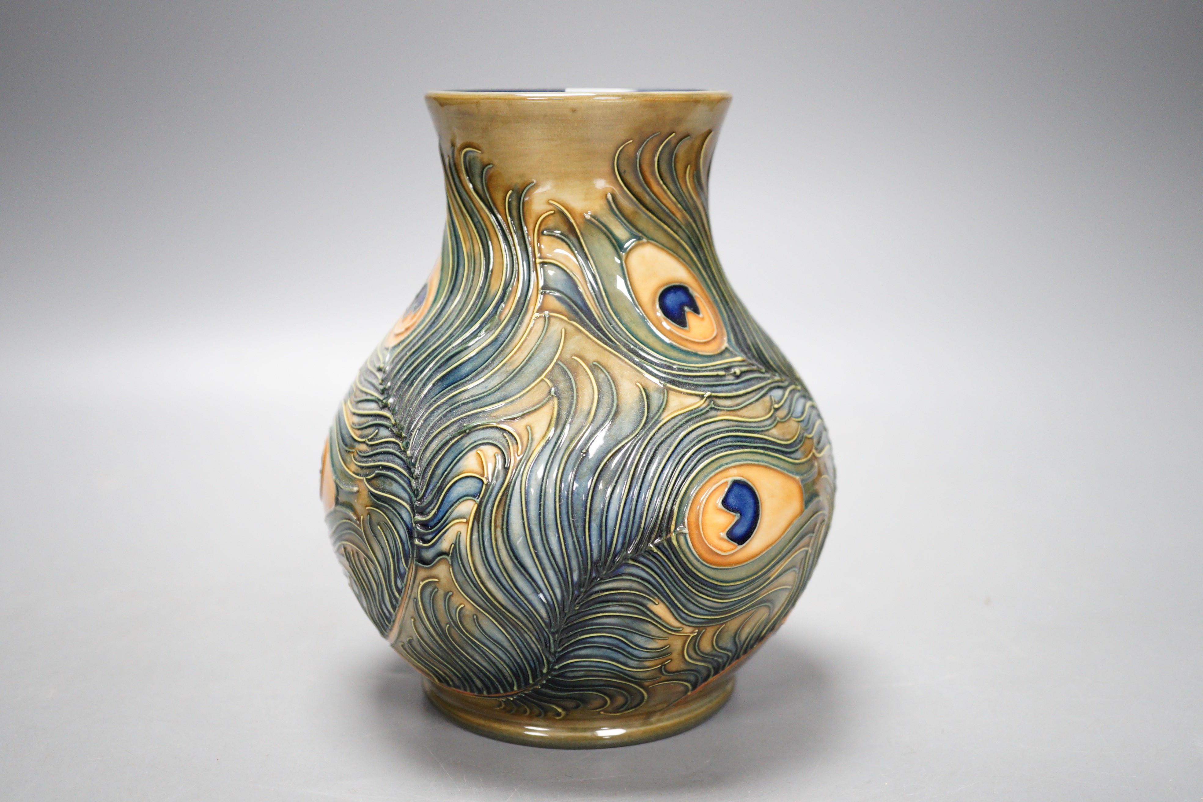 A Moorcroft pottery vase, decorated with the 